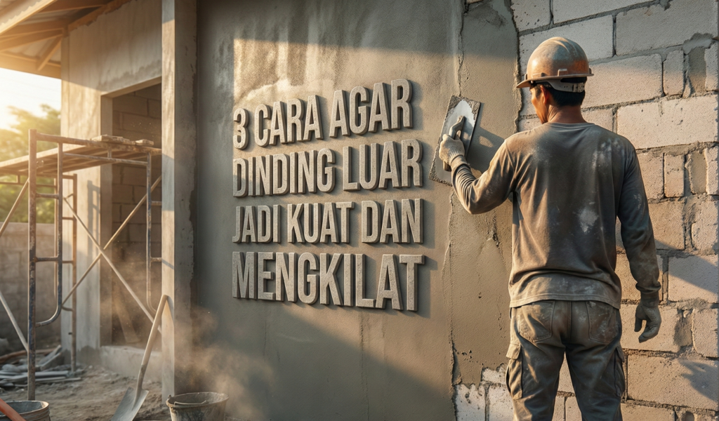 3 Cara agar Dinding Luar Jadi Kuat dan Mengkilat