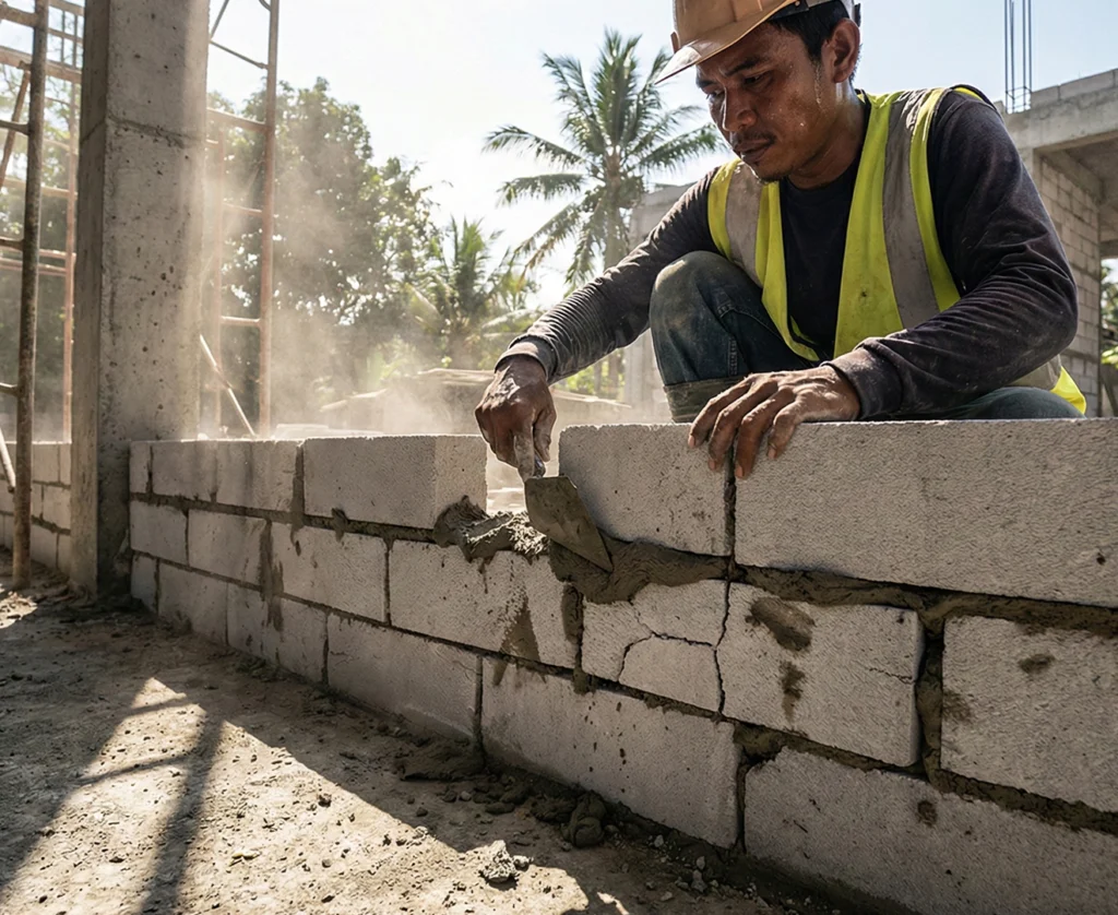 Kesalahan Umum Pemasangan Bata Ringan dan Solusinya dengan Semen Mortar